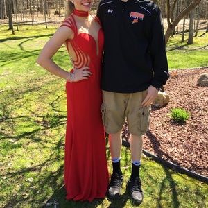 Red Sherri Hill Prom Dress